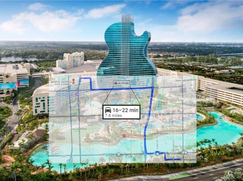 Lux 3BR City-View Retreat in Hollywood, 4th Floor