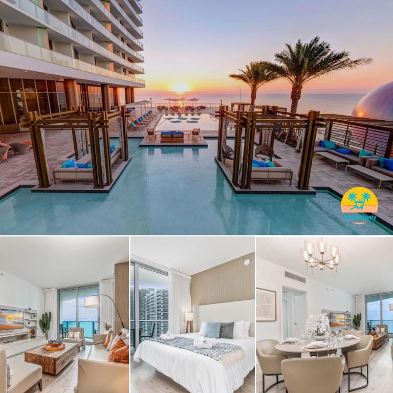 Luxurious Beachfront 2-Bedroom 2-Bathroom with balcony Condo at Lyft Resort & Residences - Miami Beach